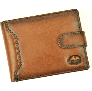 Peněženka Pánská kožená peněženka EL FORREST 892-29 RFID camel