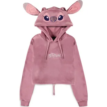 Dámská mikina Mikina dámská Lilo & Stitch - Angel Cropped (velikost XS)
