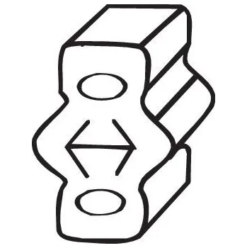 Výfukový systém Držák, výfukový systém BOSAL 255-809