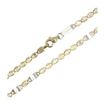 Řetízek Zlatý řetízek bicolor PATTIC AU 585/1000 5,60 gr BA08002-55