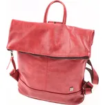 Dámský kožený ručně šitý batoh KUBÁT Irča | červený | 22162