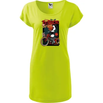 Dámské tričko DOBRÝ TRIKO Dámské tričko/šaty Terror sisters Velikost: XL, Barva: Limetková