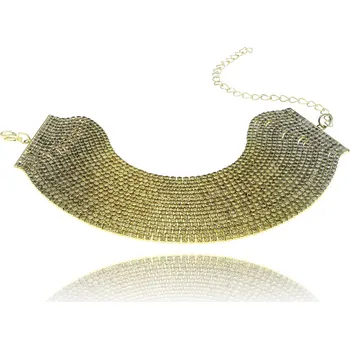 Náramek Yvon Večerní náramek PARTY TIME - zlatavý lesk s fazetovým sklem pro slavnostní chvíle