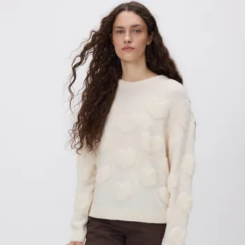 Dámský svetr Reserved - Strukturovaný svetr - tělová - 277GP-02X - 277GP-02X-M