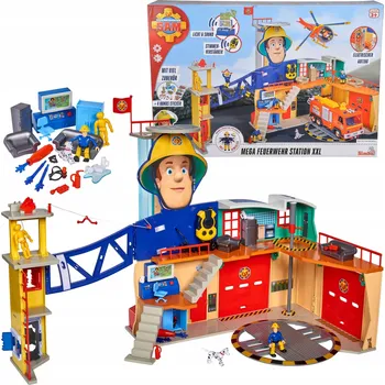 autíčko Simba Požárník Sam Hasičská stanice XXL 9251059