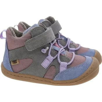 Dívčí zimní obuv Koel Barefoot dětské zimní - Beau Merino Lavandel fialová Velikost: 25