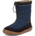 Dětské zimní barefoot sněhule UP TEX SNOW WOOL Dark Blue G3160249-1 - 36