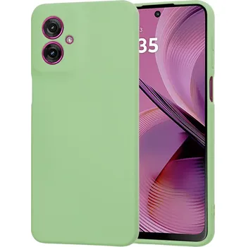 Pouzdro na mobilní telefon Kryt Motorola Moto G55 Techsuit SoftFlex - mint green
