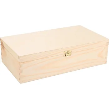 Dárková krabička Firemní dárek - Dřevěná krabička na 2 vína