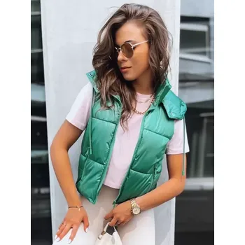 Dámská vesta Dámská vesta DSTREET OSHE TY3702 ZELENÁ XXL