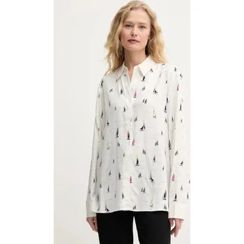 Pánská košile Košile Tommy Hilfiger WW0WW44036 béžová 01A, vel. 32