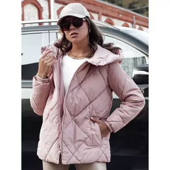 Dámské oblečení Dámská bunda DSTREET COZYLUX RŮŽOVÁ XL