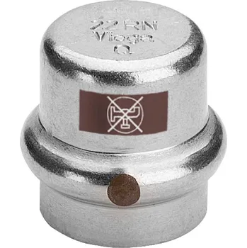 Instalatérský materiál Viega Temponox Víčko nerezové lisovací pro topení/chlazení 35 mm, 1726, 811990