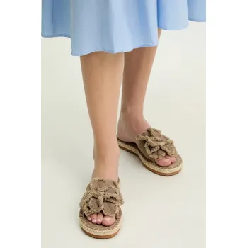 Dámská obuv Pantofle Answear.LAB 2024.02.cotton béžová 01X, EUR 41