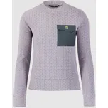KARPOS Mesdi' W Crewneck Fleece, Lavender/Woodl.Gray velikost: S