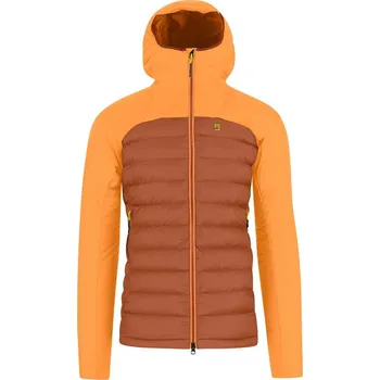 Dámská casual bunda KARPOS Sass D'Ortiga Hoodie Jacket, Mahogany/Vibr.Orange velikost: L
