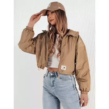 Dámská cargo bunda Dámská bunda DSTREET TY4208 BÉŽOVÁ XL