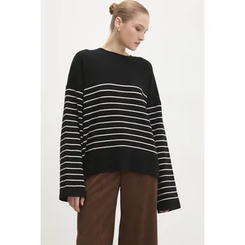 Dámský svetr Svetr Answear.LAB dámský, černá barva, lehký 42351.tos 99X, vel. S/M