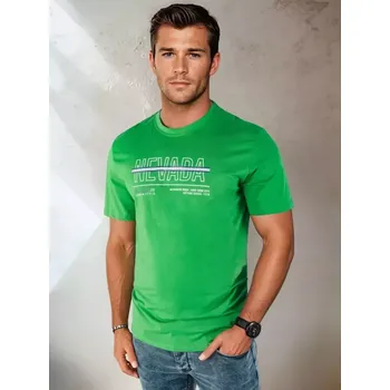 Pánské tričko Pánské triko DSTREET RX5438 ZELENÁ M