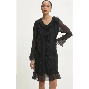 Dámské šaty Šaty Answear.LAB černá barva, mini d1058.ios 99X, vel. L