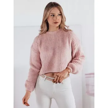 Dámský svetr Dámský svetr DSTREET MY2283 RŮŽOVÁ unisize