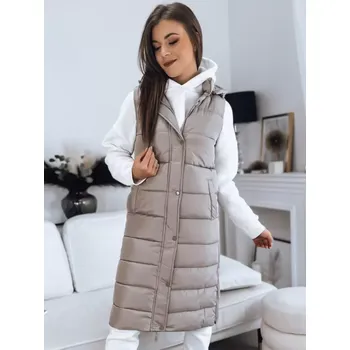 Dámská vesta Dámská vesta DSTREET TY3272 BÉŽOVÁ S