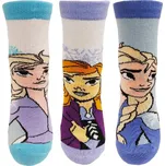 Frozen - licence Dívčí ponožky - Frozen FR-112, modrá/bílá Barva: Bílá, Velikost: 23-26