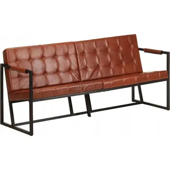 Pohovka Pohovka VidaXL 164 x 60 cm pravá kůže hnědá