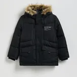 Reserved - Zateplená bunda s kapucí - černý - PN615-99X - PN615-99X-116