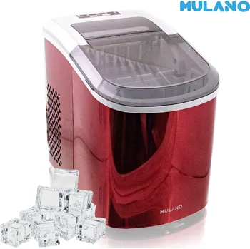 Výrobník ledu Výrobník ledu Mulano MS17106 červený 220 W