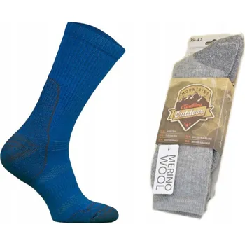 Pánské ponožky Ponožky TRE12/06 z merino vlny, Comodo modrá, 43-46