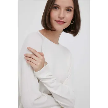 Pánské oblečení Svetr z vlněné směsi United Colors of Benetton 1035D1P17.000. béžová 01X, vel. M