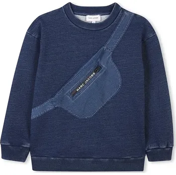 Chlapecká mikina Dětská bavlněná mikina Marc Jacobs W60432.86.108 modrá 55X, vel. 86