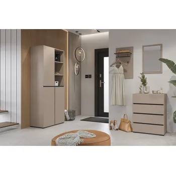 Předsíňová stěna Předsíň BONIFACIO, congo/černá + vyzvednutí ZDARMA