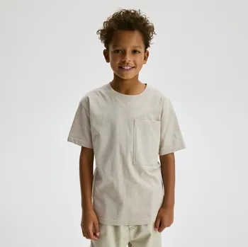 Chlapecké tričko Reserved - Bavlněné tričko - tělová - 091FH-02X - 091FH-02X-158