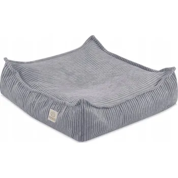 Taburet Dětský hrací Taburet šedý manšestr 60x60 sedák Misioo