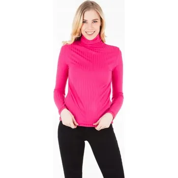 Dámský svetr Pepe Jeans dámský svetr růžový klasický ke kyčlím velikost S