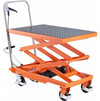 zvedací stůl SucceBuy Zvedací vozík, nosnost 226,8 KG, zvedací stůl, oranžový
