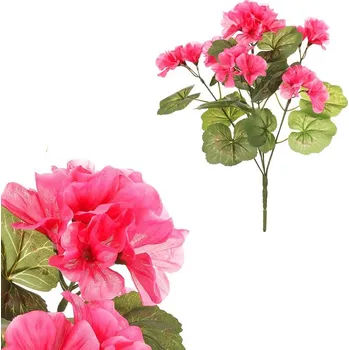 umělá květina Autronic Muškát - umělá kytice, barva růžová, sada 6 ks