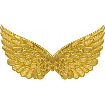 Vánoční dekorace ANDĚLSKÁ KŘÍDLA METALICKÁ ZLATÁ - VÁNOČNÍ OZDOBA