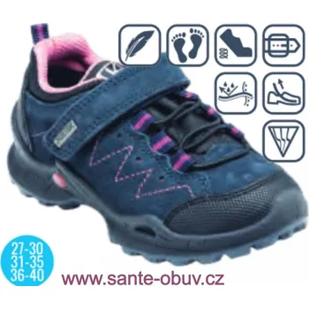 Dámská zdravotní obuv SANTÉ IC/282338 NAVY vych. obuv vel.27-30, modrá - 28