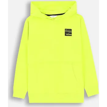 Pánská mikina Tepláková Mikina Chlapecká Limetková mikina s kapucí 104 Coccodrillo ZC4