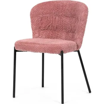 Jídelní židle Autronic Jídelní židle, růžová, látka bouclé, CT-W1077 PINK2
