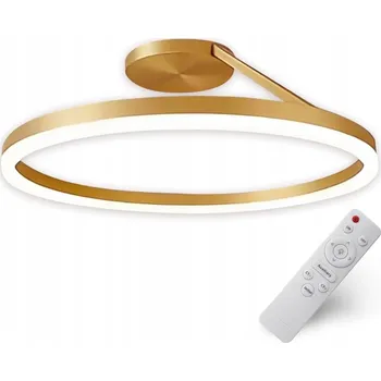 STROPNÍ SVÍTIDLO STROPNÍ SVÍTIDLO LED 50CM ZLATÁ DO OBÝVÁKU KUCHYNĚ MODERNÍ S DÁLKOVÝM OVLADAČEM