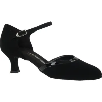 Dámská obuv Dámské boty na standard Diamant mod.049 nubuck/lak podpatek F5 cm - 27,5