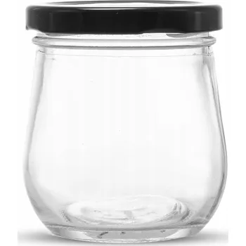 Zavařovací sklenice ZAVAŘOVACÍ SKLENICE ZAVAŘOVACÍ SKLENIČKA ML + ŠROUBOVACÍ VÍČKO NA ZAVAŘENINY DŽEMU A MEDU