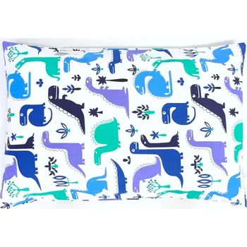 Polštář NÁHRADNÍ BAVLNĚNÝ POVLEK NA POLŠTÁŘ 40x60 cm BAVLNA 100% dino