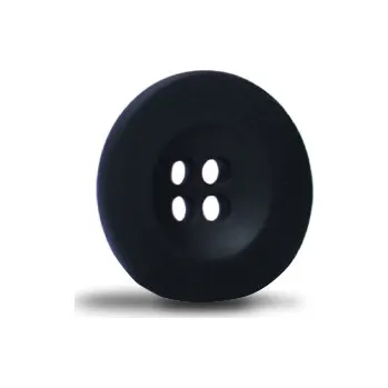 Knoflík Knoflík černý, průměr 15 mm