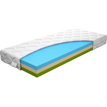 Purtex s.r.o. Zdravotní matrace Monna Hybrid Potah: Snow, Rozměr: 78x195
