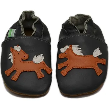 Capáčky Hopi Hop BAREFOOT kožené capáčky KONÍČCI Velikost: 19